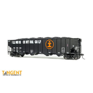 Tangent HO Centralia Shops 3834cf Quad Coal Hopper Illinois Central Gulf "Delivered 1977"