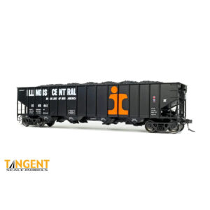 Tangent HO Centralia Shops 3834cf Quad Coal Hopper Illinois Central "Delivered 1969"