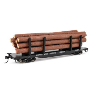 Walthers Mainline HO 45' Logging Flat Car Northern Pacific