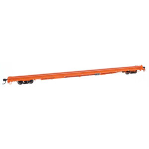 Walthers Mainline HO 85' General American G85 Flat Car Santa Fe "Orange"