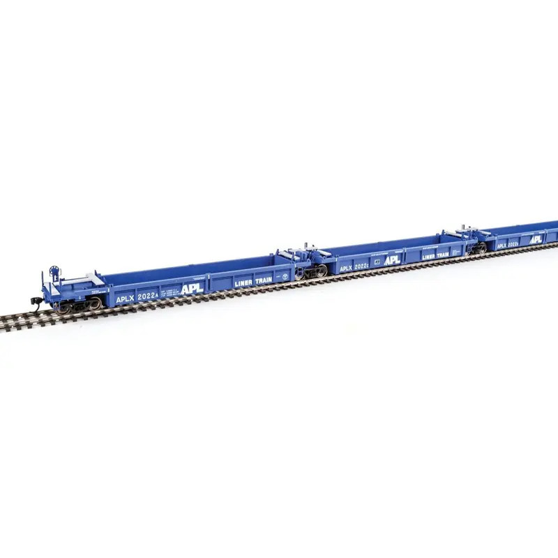 Walthers Mainline HO 40' Thrall Rebuilt 5-Unit Articulated Well Car APL