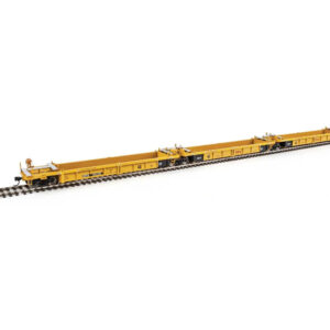 Walthers Mainline HO 40' Thrall Rebuilt 5-Unit Articulated Well Car Trailer Train "Small Red Logo, Conspicuity Stripes"