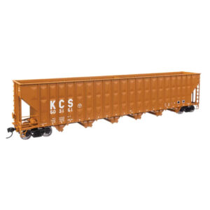 Walthers Mainline HO Greenville 7000cf Wood Chip Hopper Kansas City Southern
