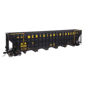 Walthers Mainline HO Greenville 7000cf Wood Chip Hopper Meridian & Bigbee
