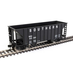 Walthers Mainline HO Greenville 100-Ton 2 Bay Hopper Southern "Black"