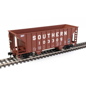 Walthers Mainline HO Greenville 100-Ton 2 Bay Hopper Southern "Brown"