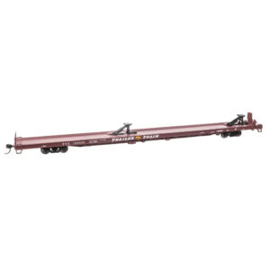 Walthers Mainline HO 89' Channel Side Flat Car Trailer Train "TTX, Brown, 40' Trailer Service)