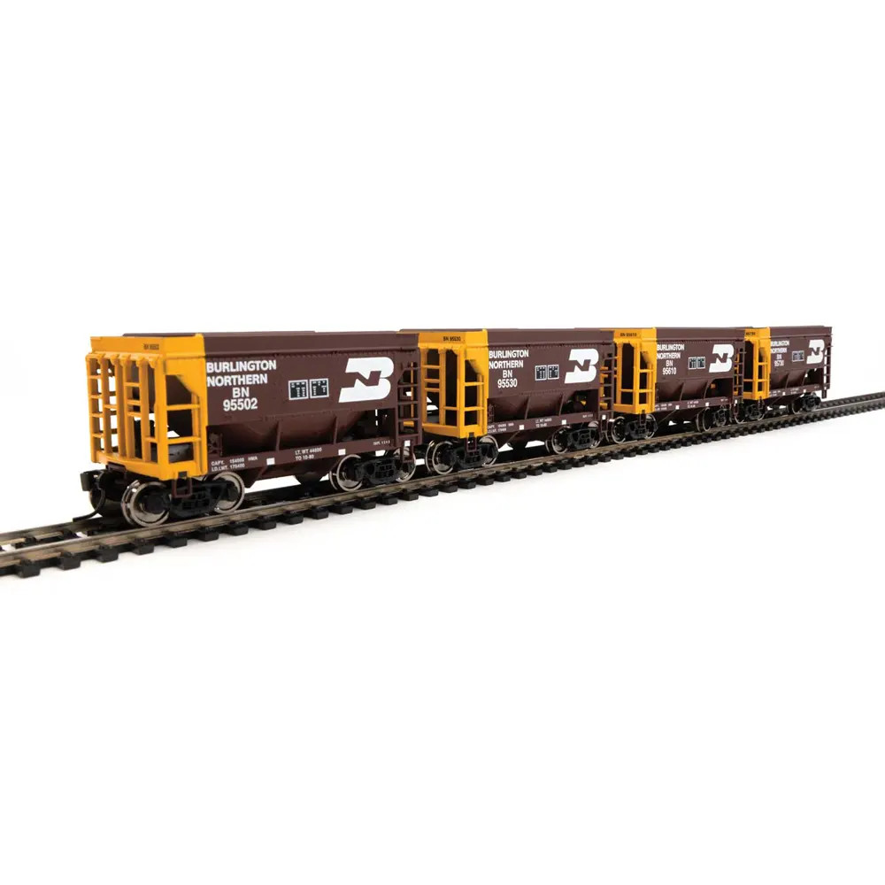 Walthers Mainline HO Minnesota Taconite Ore Car Burlington Northern - 4 Pack