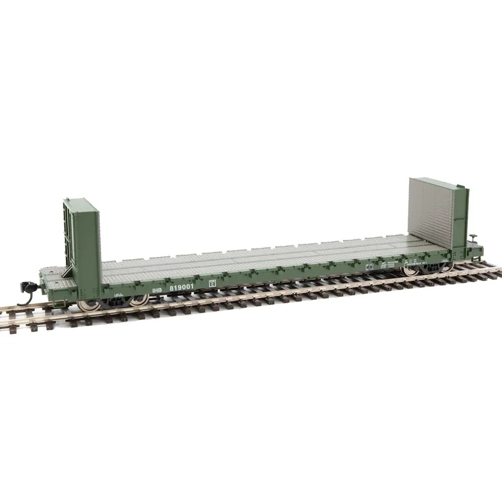 Walthers Mainline HO 60' PS Bulkhead Flat Car Indiana Harbor Belt