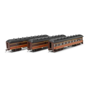 Athearn HO Arch Roof Set Illinois Central "Combine #951, Diner #4116, Observation #3827"