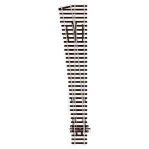 Peco HO - Code 100 Insulfrog Large Turnout (Left Hand)