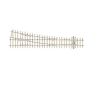 Peco HO - Code 75 Electrofrog #6 Turnout w/ Concrete Ties (Right Hand)