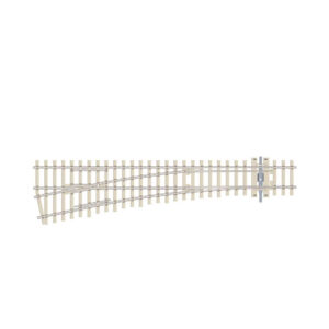 Peco HO - Code 75 Electrofrog #6 Turnout w/ Concrete Ties (Left Hand)