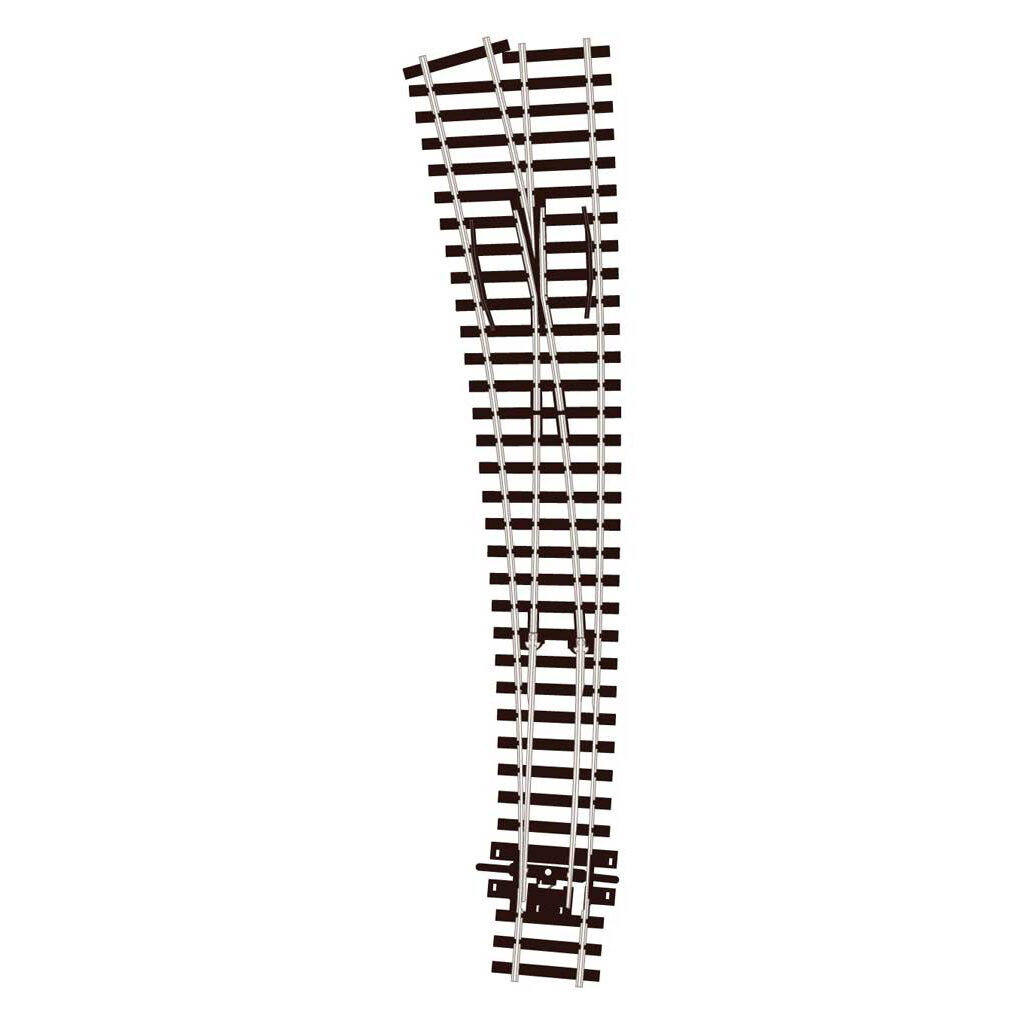 Peco HO - Code 75 Electrofrog Curved Turnout (Left Hand)