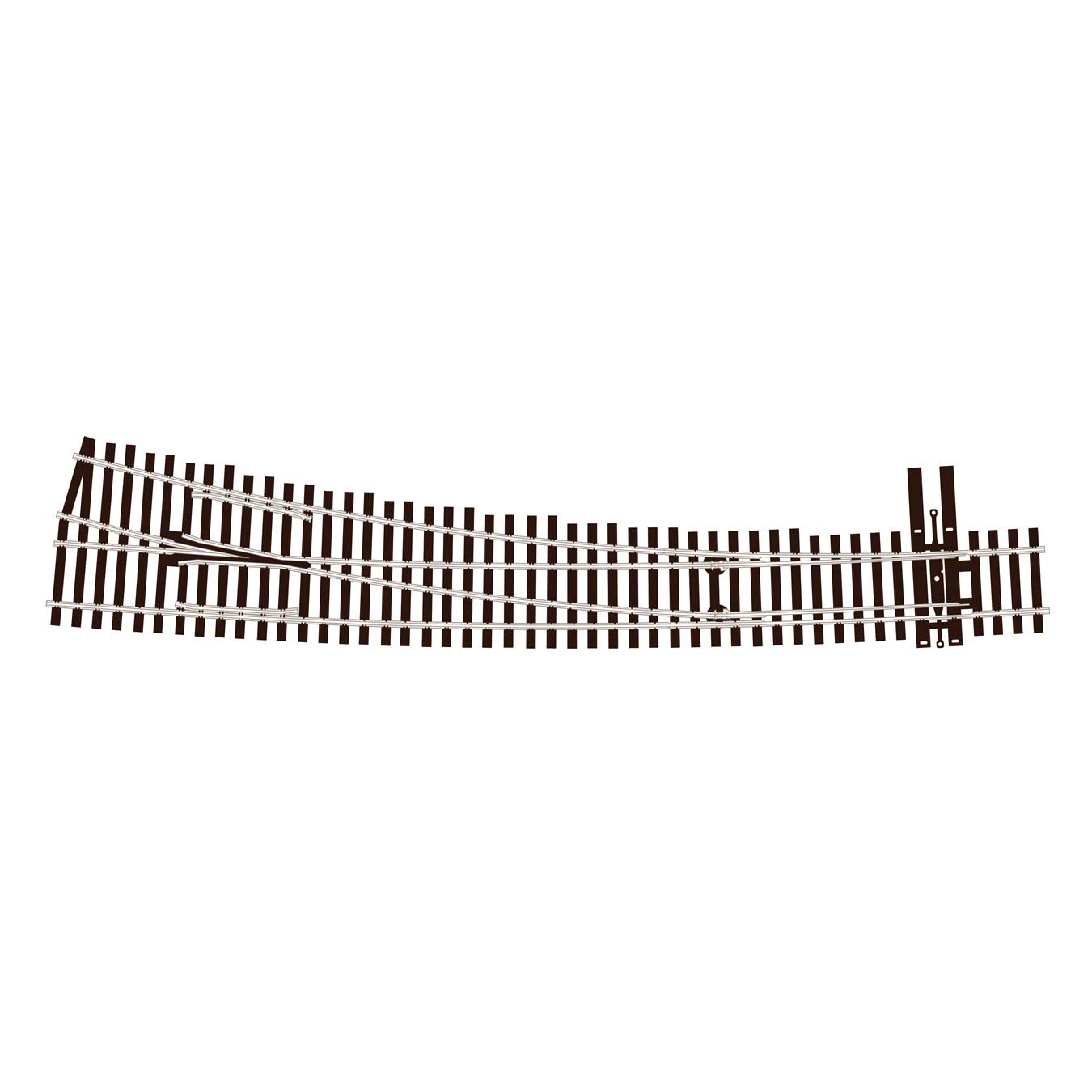 Peco HO - Code 83 Electrofrog #7 Curved Turnout (Right Hand)