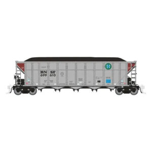 Rapido HO AutoFlood III Rapid Discharge Hopper BNSF "Double Rotary" #699610