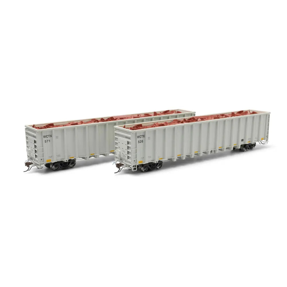 Athearn Genesis HO NSC 6400 Gondola Waste Conversion Technologies "WCTX" w/ Load - 2 Pack