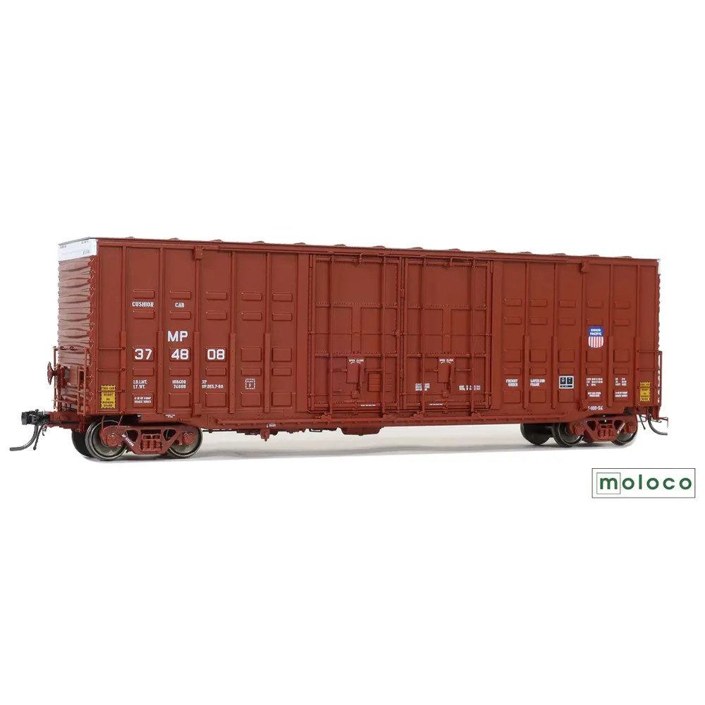 Moloco HO 50' ACF Hi-Cube Waffle Box Car Double Plug Door Union Pacific "100 Ton, Low Sheild"