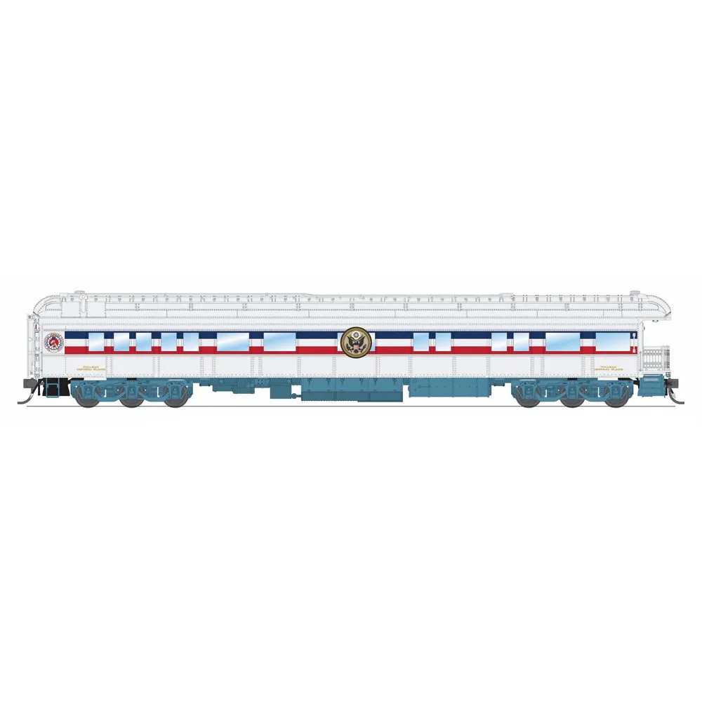 Broadway Limited HO Heavyweight Observation Car American Freedom Train "1947 Scheme"