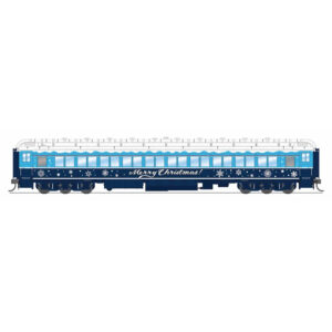 Broadway Limited HO 80' PRR P70 Coach Christmas "Blue & White"