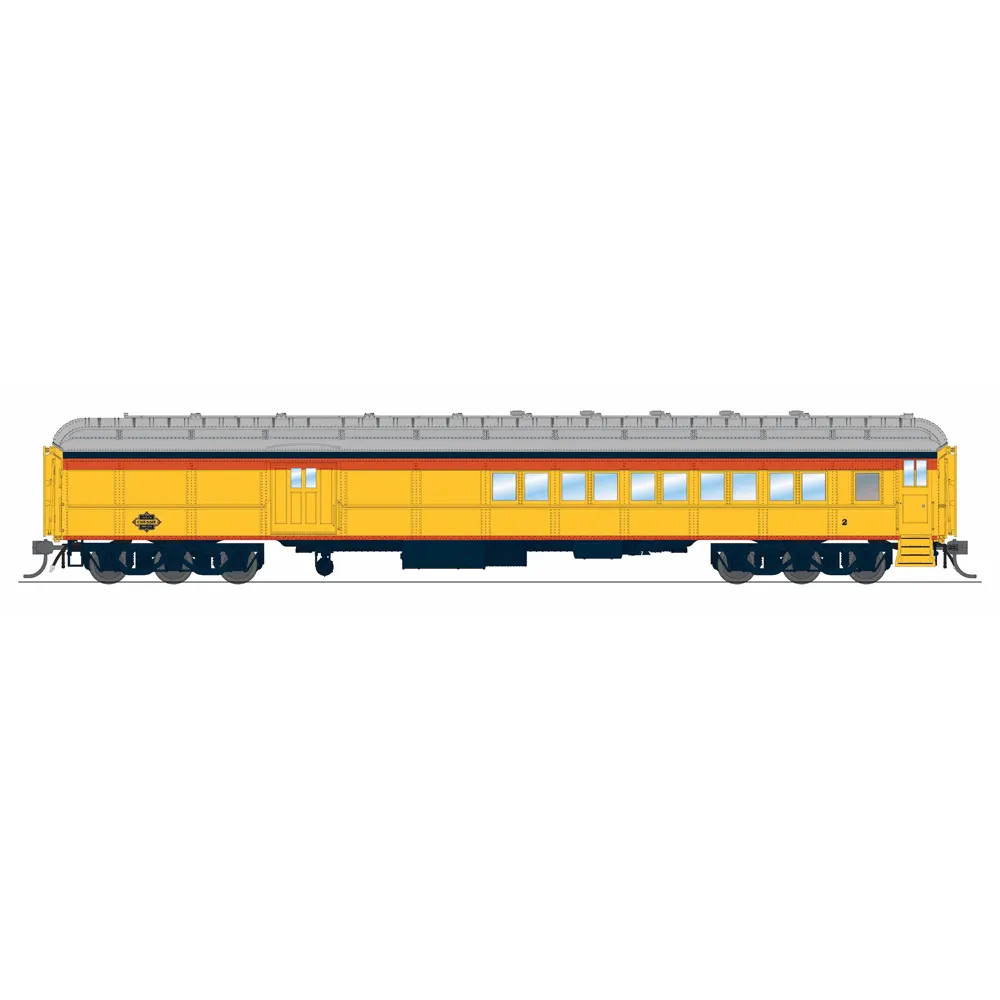 Broadway Limited HO Heavyweight Coach Baggage Chessie Steam Special #2