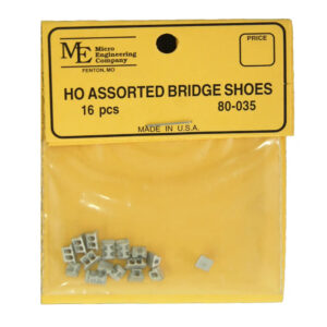 Micro Engineering HO Bridge Shoes - 16 Pack