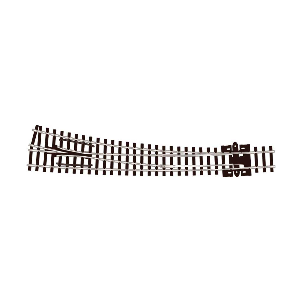 Peco N - Code 80 Insulfrog 36/18" Radius Curved Turnout (Right Hand)