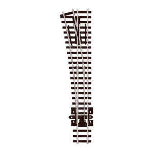 Peco N - Code 80 Insulfrog #6 Medium Radius Turnout (Left Hand)