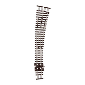 Peco N - Code 55 Electrofrog Curved Medium Radius Turnout (Right Hand)