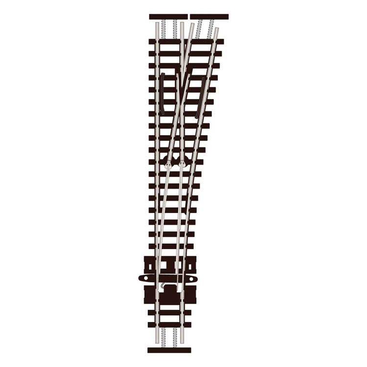 Peco N - Code 55 Electrofrog #4 Turnout (Right Hand)