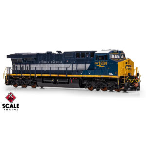 ScaleTrains HO Rivet Counter ES44 CSX "GA Heritage" w/ DCC & Sound #1834