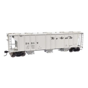 Walthers Mainline HO PS 2893 3 Bay Covered Hopper Denver & Rio Grande