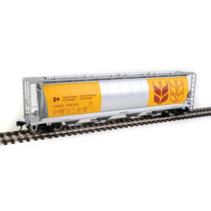 Walthers Mainline HO Cylindrical Covered Hopper Trough Hatch Canadian Wheat Board "CNWX"