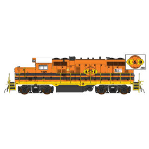 Intermountain HO GP10 Louisiana Delta "Genese & Wyoming" w/ DCC & Sound