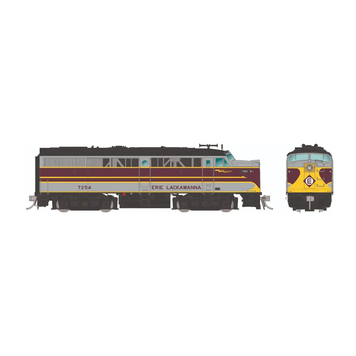 Rapido HO FA-1 Erie Lackawanna w/ DCC & Sound