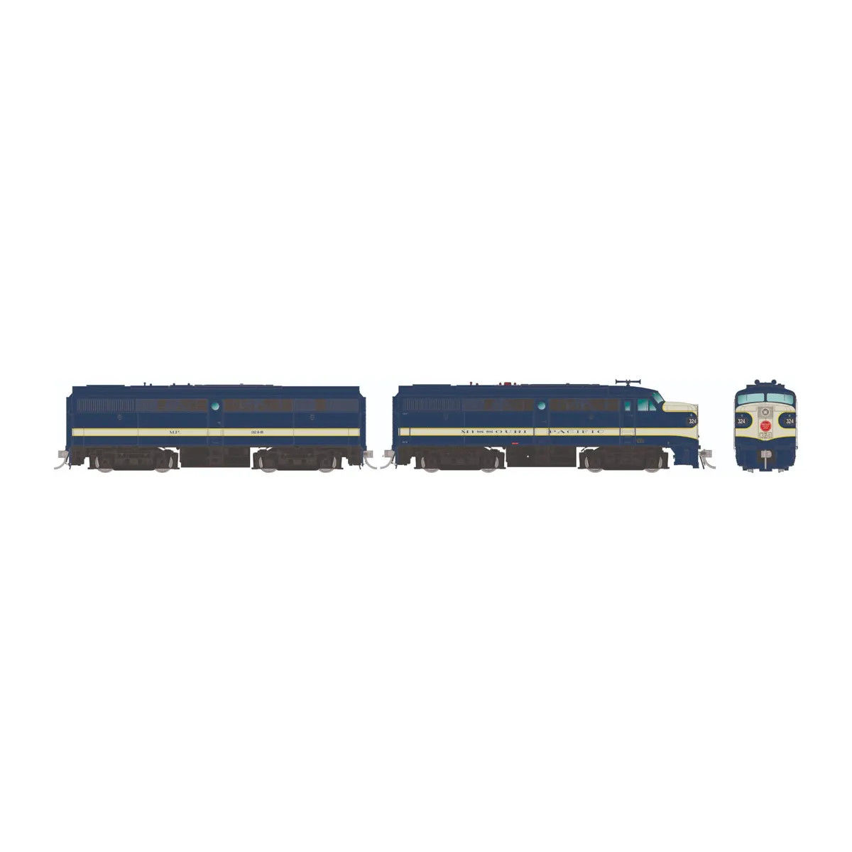 Rapido HO FA-1 & FB-1 Missouri Pacific w/ DCC & Sound
