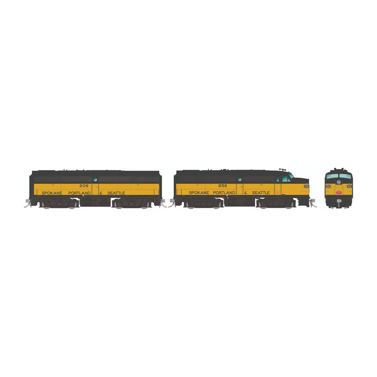 Rapido HO FA-1 & FB-1 Spokane Portland & Seattle w/ DCC & Sound