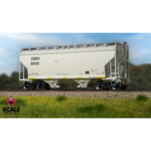 ScaleTrains HO Rivet Counter Gunderson 3250 Covered Hopper Greenbrier Leasing "GBRX"