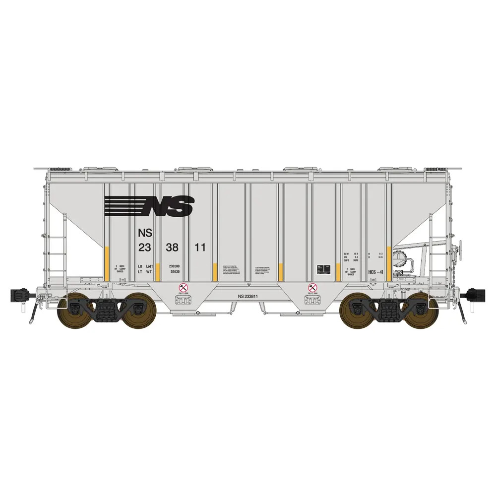 Class One Model Works HO PS 3000 Covered Hopper Norfolk Southern