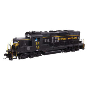 Walthers Proto HO GP9 Phase II Low Nose Western Maryland w/ DCC & Sound